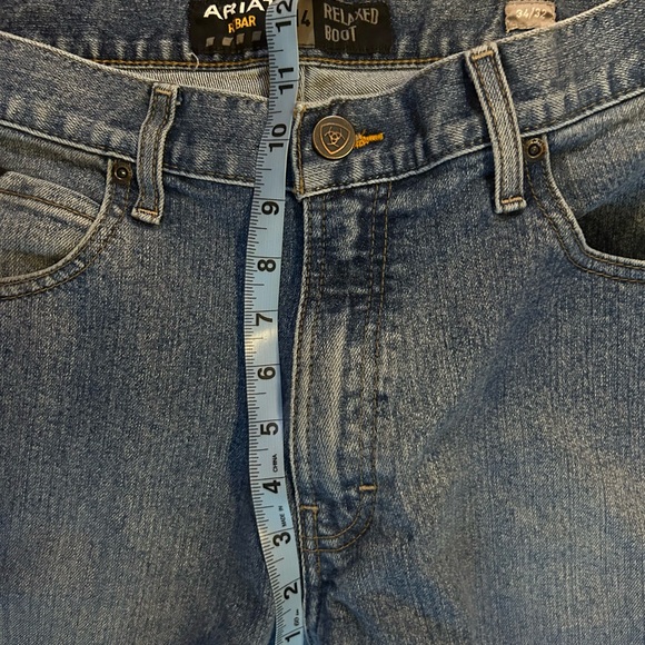 Ariat Rebar M4 Men's Relaxed Boot Fit Blue Jeans 34x32 - Picture 7 of 8